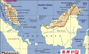 马来西亚英文地图_马来西亚地图库