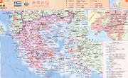 希腊地图_希腊地图库