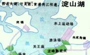 上海淀山湖导游地图_上海旅游地图库