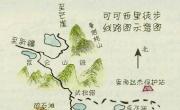 可可西里徒步线路示意图_青海旅游地图库