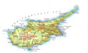 塞浦路斯英文地图_塞浦路斯地图库