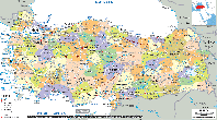 土耳其英文版地图_土耳其地图库