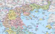 希腊中文版地图_希腊地图库