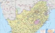 南非地图高清中文版_南非地图库