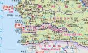 冈比亚地图中文版_冈比亚地图库