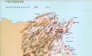 突尼斯英文地图_突尼斯地图库