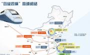 中国高铁“四纵四横”规划图_交通地图库