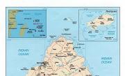 毛里求斯英文版地图_毛里求斯地图库