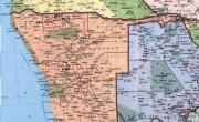 纳米比亚中文版地图_纳米比亚地图库
