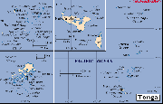 汤加英文地图_汤加地图库