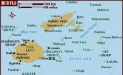 斐济群岛英文版地图_斐济群岛地图库