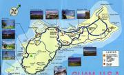 关岛旅游地图英文_关岛地图库