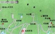 中山陵导游图_江苏旅游地图库