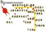 黄崖大峡谷旅游地图_安徽景点地图库