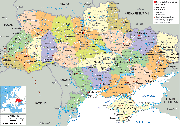 乌克兰英文高清版_乌克兰地图库