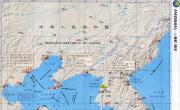 中国沿海地区,朝鲜,韩国_港口分布地图_交通地图库