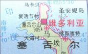 塞舌尔旅游地图_塞舌尔地图库