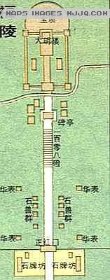 福陵导游图_辽宁旅游地图库